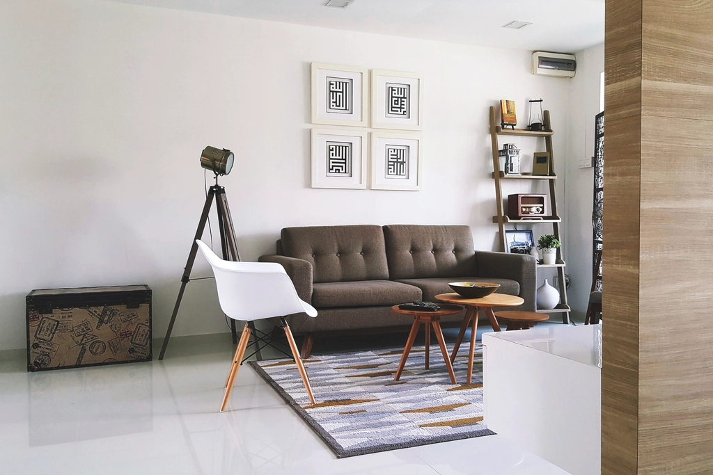 Bright, freshly finished living room